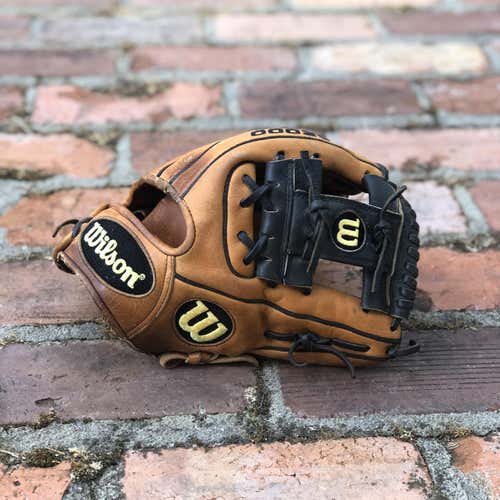 Orange Used Infield A2000 11.5" Baseball Glove
