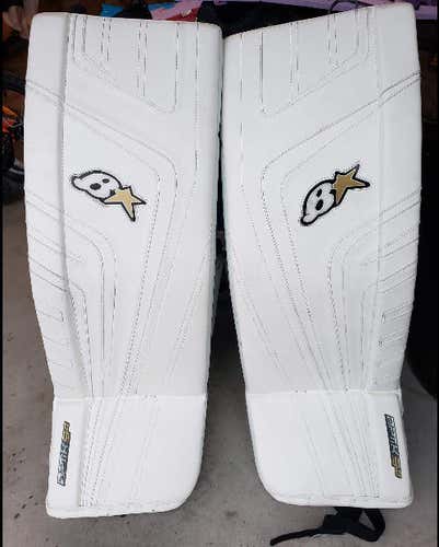 34" + 1 Brian's OPTiK Goalie Leg Pads *MINT*