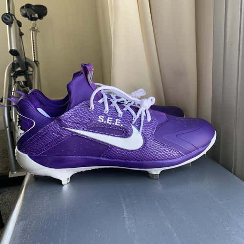 Nike TCU Baseball Cleat PE Sample Size 15 College Texas Christian University