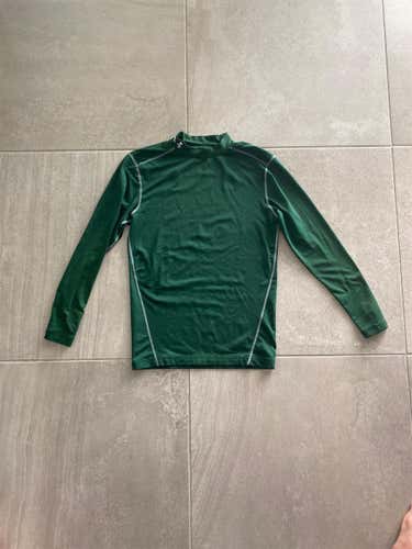 Green Adult Large Under Armour Compression Cold Gear Shirt