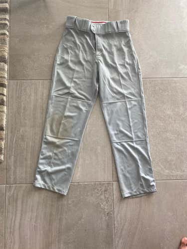 Used Gray Men's Medium Rawlings Relaxed-Fit Baseball Pants