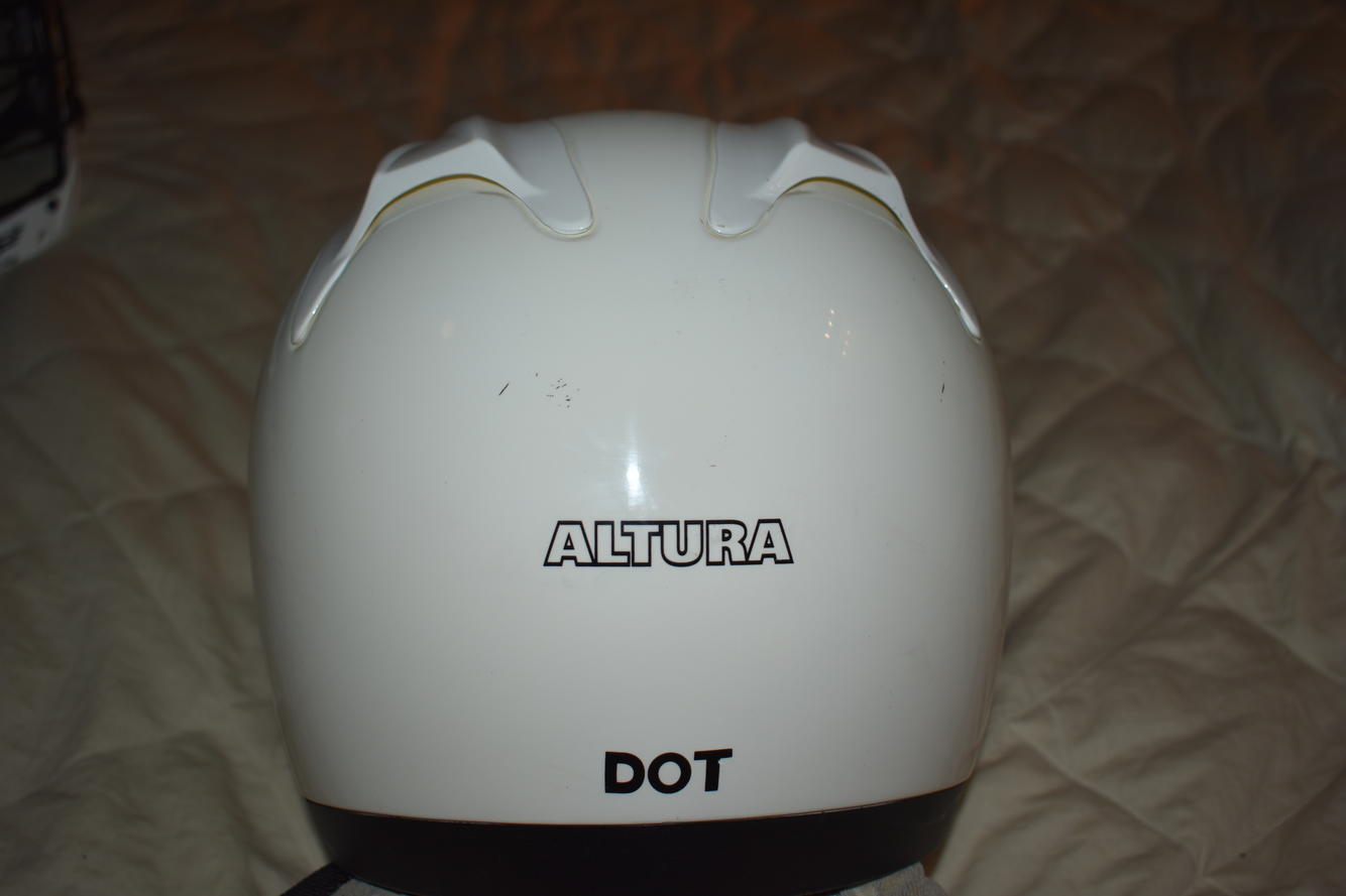 Vega Altura Full Face Helmet, White 