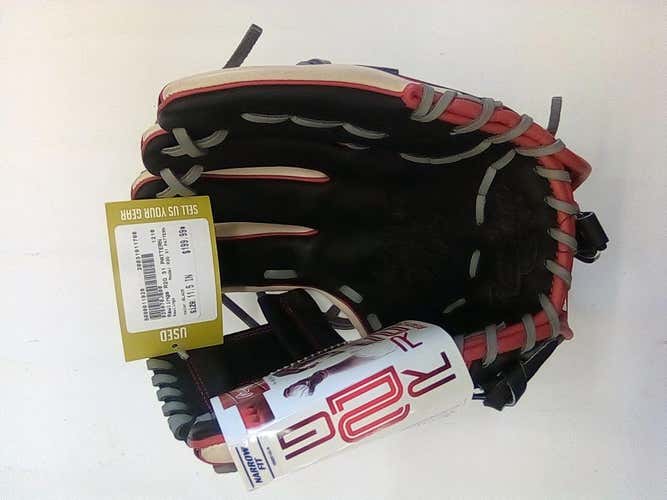 Used Rawlings R2g 31 Pattern 11 1 2" Baseball & Softball Fielders Gloves