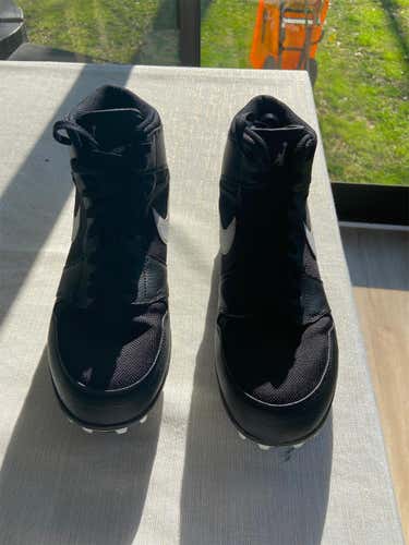 Black Men's 9.0 (Women's 10) Air Jordan Cleats