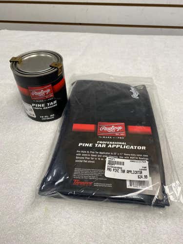 (package) New Rawlings 16 oz. Pine Tar & Applicator