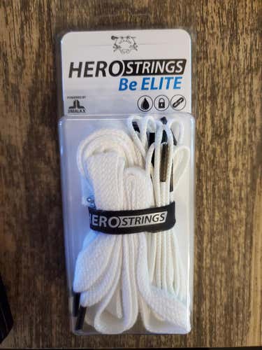 White New ECD Lacrosse hero strings