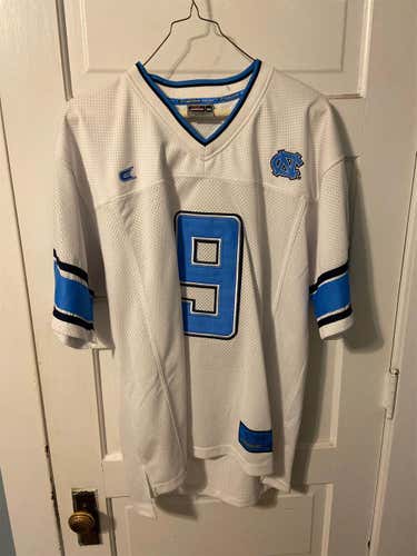 North Carolina University white football jersey