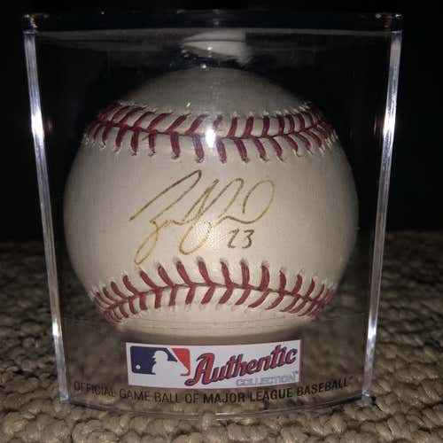 All Star Pitcher Zack Greinke  SIGNED BASEBALL