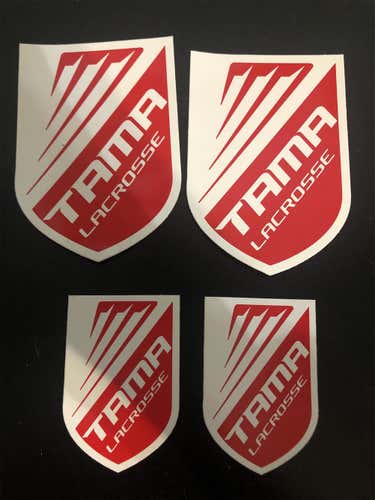4 Tama Lacrosse Stickers