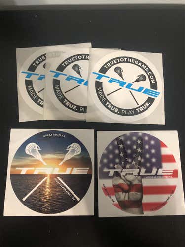 True Lacrosse Stickers