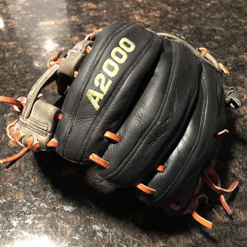 Black Used Infield A2000 11.25" Baseball Glove