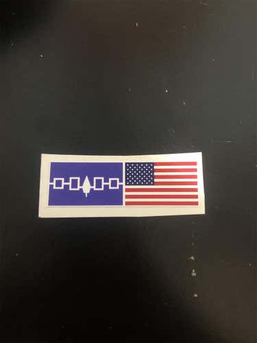 Iroquois And USA Sticker