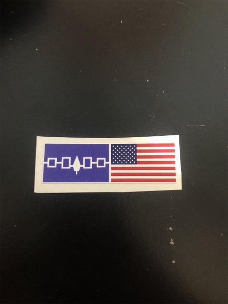 Iroquois And USA Sticker