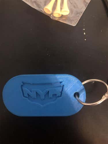 New York Rangers 3D Printed Keychain