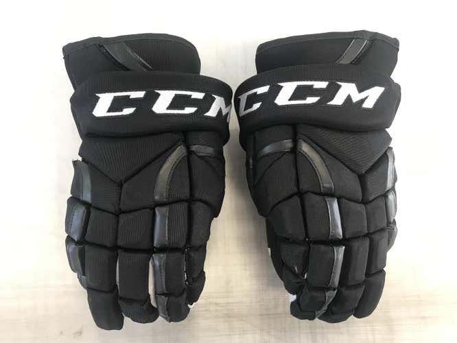CCM HG12 Pro Stock Hockey Gloves 14" Black KINGS 4107