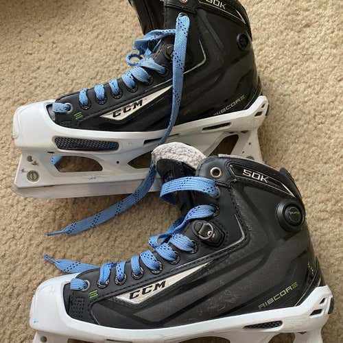 Used CCM Size 7 Goalie Skates