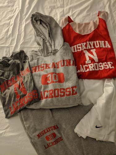 Niskayuna lacrosse Nike team gear lot