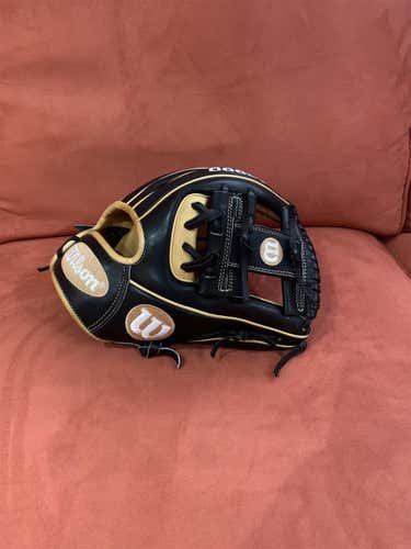 Black Used Infield A2000 1786 11.5" Baseball Glove