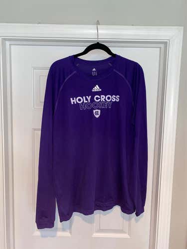 College Of The Holy Cross Long Sleeve Workout Shirt