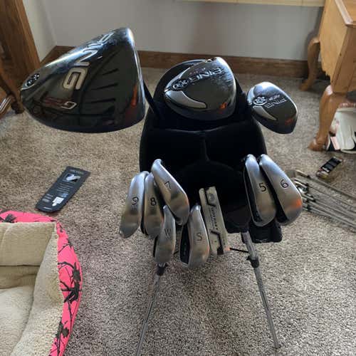 Used Left Handed G25 Stiff Flex (12 Clubs) Clubs (Full Set)