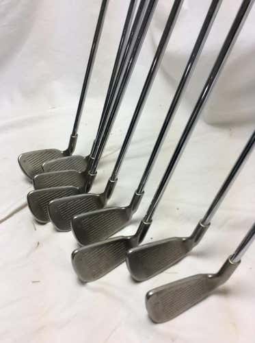 Used Ping I-s Blue 2i-pw Steel Stiff Golf Iron Or Hybrid Sets