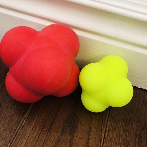2 New Hockey Goalie Reaction Ball** One XL And One Regular Size**