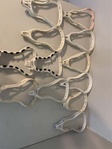 12 Used Unstrung Lacrosse Heads