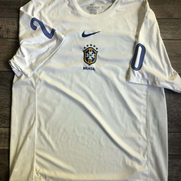 Brazil CBF Training Jersey Pre Match Top 2010 FIFA World Cup