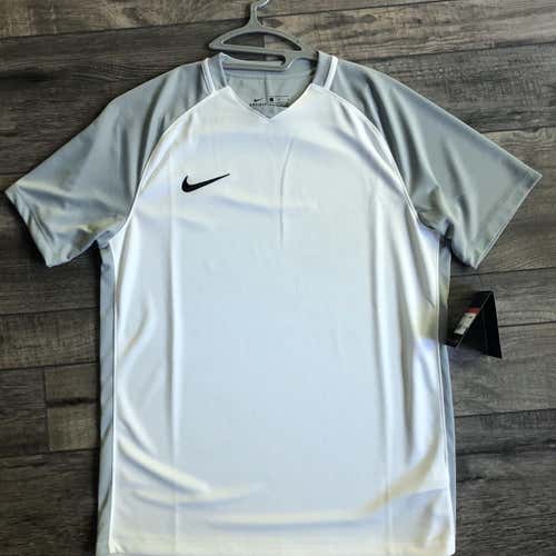 New Nike Trophy III Soccer Jersey White