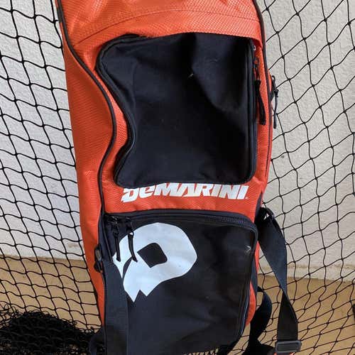 Orange Used DeMarini Catcher's Bag