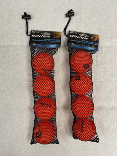 (2) 4-packs New Bauer Hydro G Balls