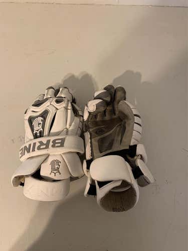 Used Brine King 5 Lacrosse Gloves