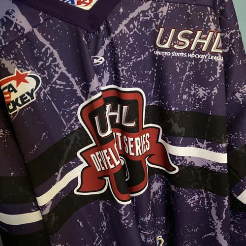 USHL Combine Purple Jersey #12