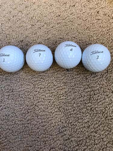White New Titleist Pro V1 Balls