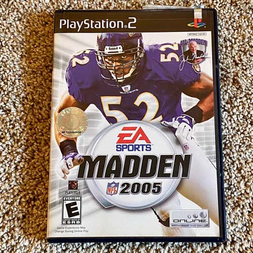 PLAYSTATION 2 MADDEN 2005 Video Game