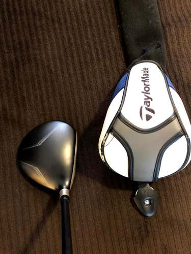 Used Men's TaylorMade Left Handed JetSpeed Fairway Wood Stiff Flex 3 Wood