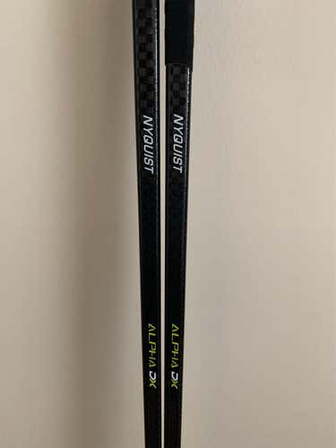 Game Used Columbus Blue Jackets Gustav Nyquist Warrior Alpha DX 2 Pack