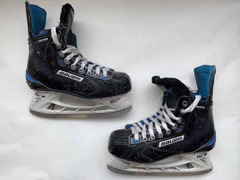 Used Bauer Nexus 8000 Senior 7.5 Ice Skates Ice Hockey