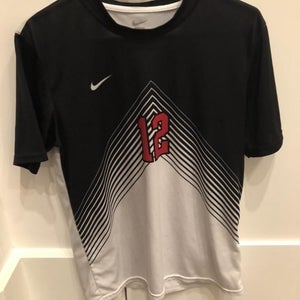 Used Medium Nike Club Jersey #12 (Black/White)