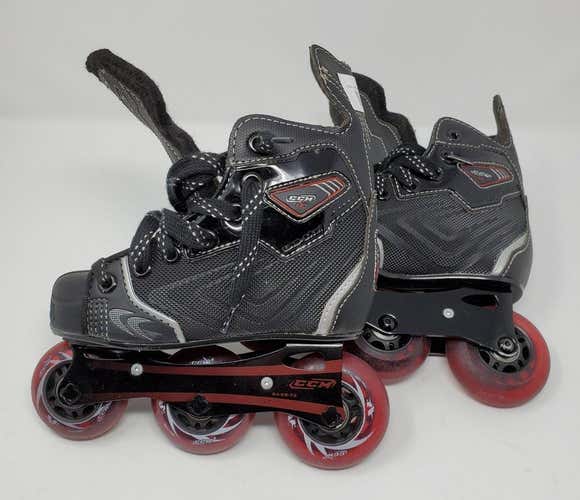 CCM LE Hockey Roller Hockey Skates - Size 1 Junior - Kids Inline Skates - Black - BRAND NEW!!!!