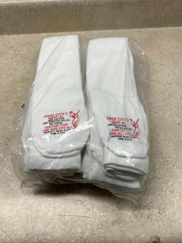 Adult Sanitary Sock - XL - White - 12 Pack- BRAND NEW!!!