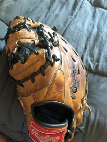 Brown Used First Base Gold Glove 12.5" Baseball Glove