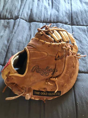 Brown Used First Base Gold Glove 12.5" Baseball Glove