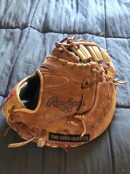 Brown Used First Base Gold Glove 12.5" Baseball Glove