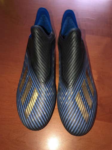 Blue Men's Molded Cleats Adidas X 19+ Cleats