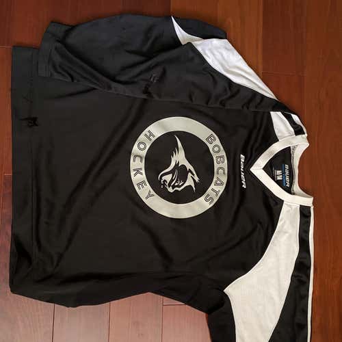 Black Adult Medium Bauer Jersey