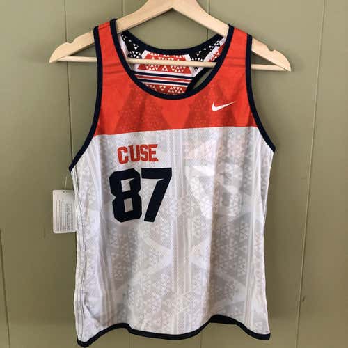 Syracuse Nike Women’s Lacrosse Jersey Medium White/Navy