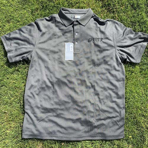 Callaway Opti-Dri Golf Collar Large Shirt New With Tags Grey Mens