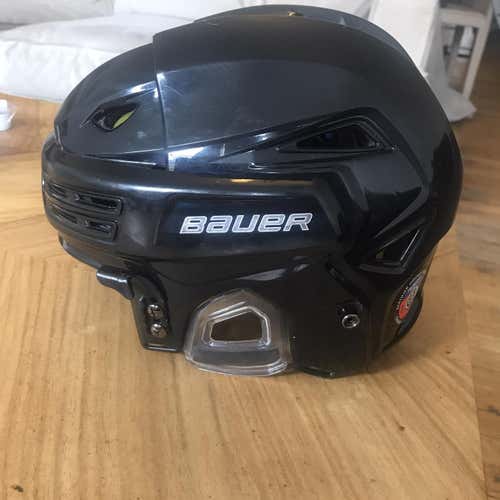 Black Used Medium Bauer Re-Akt 200  Helmet