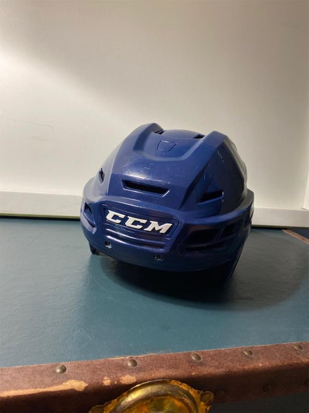 Navy Used Medium CCM Resistance Pro Stock Helmet